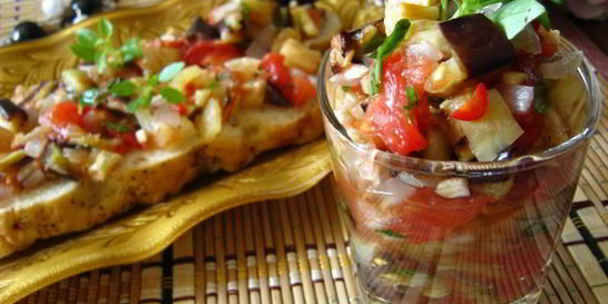 Баклажанная сальса