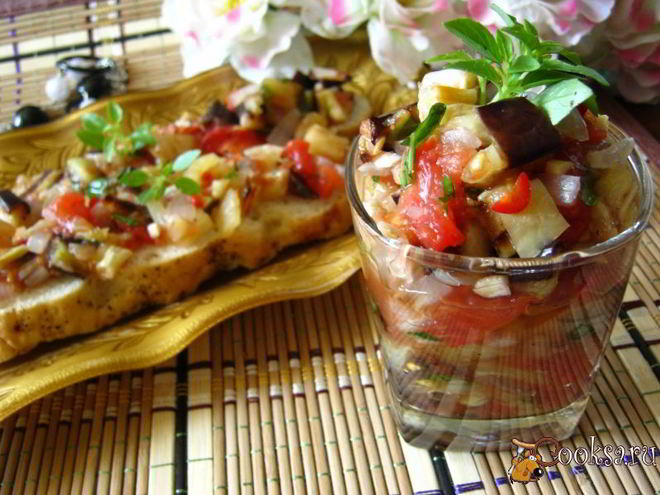 Рецепт баклажанной сальсы