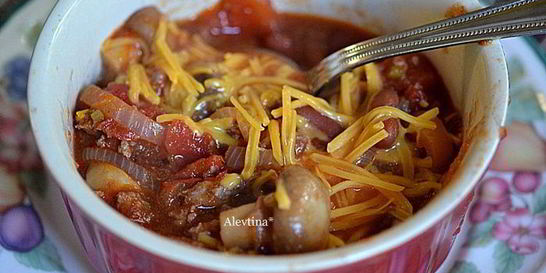 Чили сальса с грибами