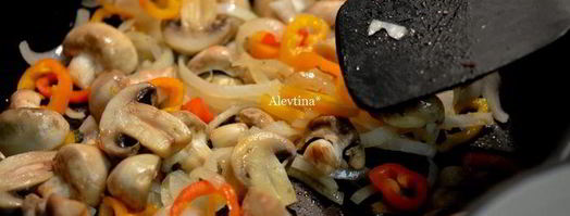 чили сальса с грибами. Шаг 3