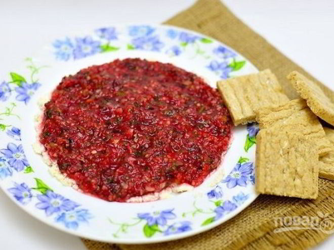 Рецепт клюквенной сальсы