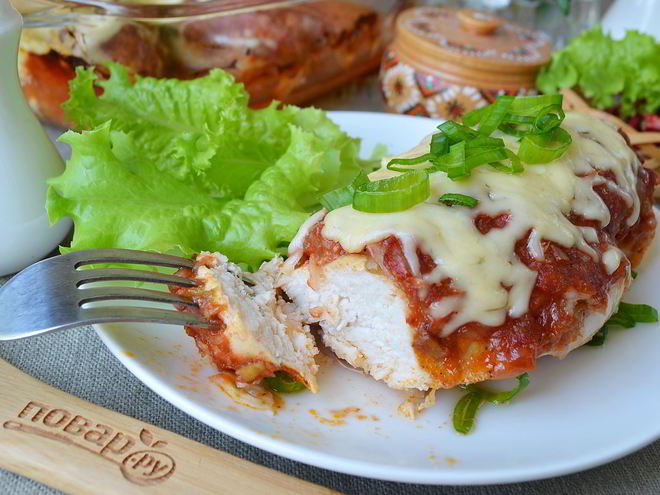 Рецепт курицы сальса