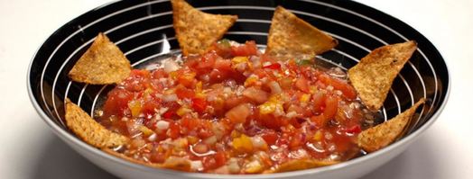 мексиканская сальса с кукурузными чипсами. Шаг 8