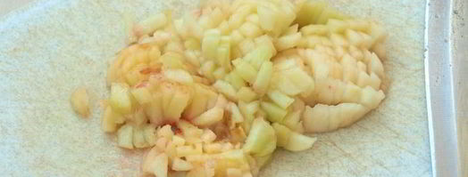 овощная сальса с персиками. Шаг 3