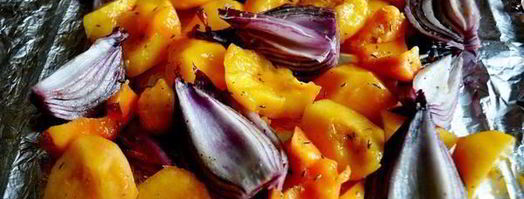 персиковая сальса с чипсами из лаваша. Шаг 4