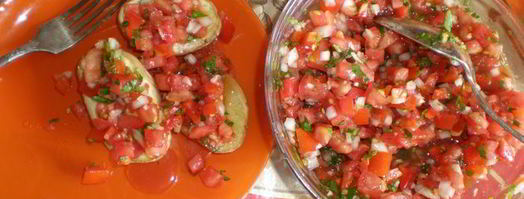 рыба запеченная, картошечка и соус сальса. Шаг 4