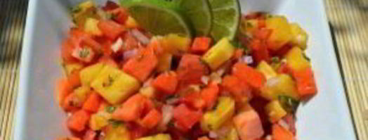 сальса из ананаса и папайи. Шаг 7