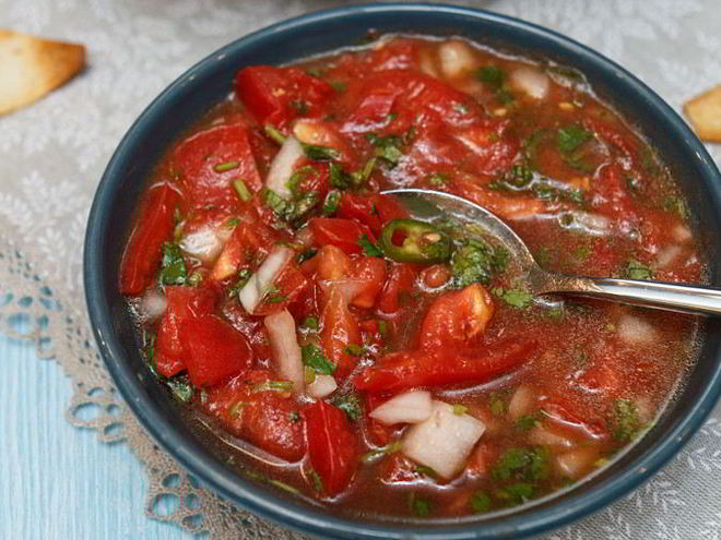 Рецепт сальсы из летних помидоров