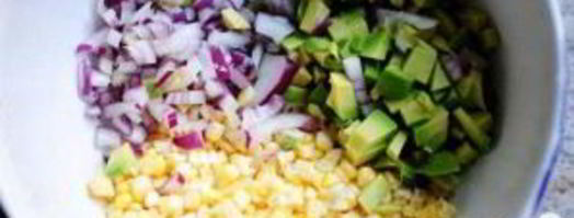 сальса из свежей кукурузы и авокадо. Шаг 5