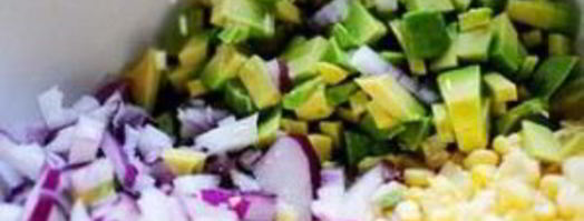 сальса из свежей кукурузы и авокадо. Шаг 7