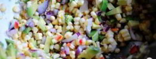 сальса из свежей кукурузы и авокадо. Шаг 10