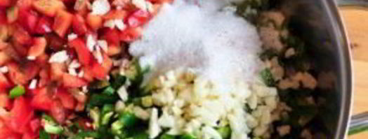 сальса на зиму. Шаг 4