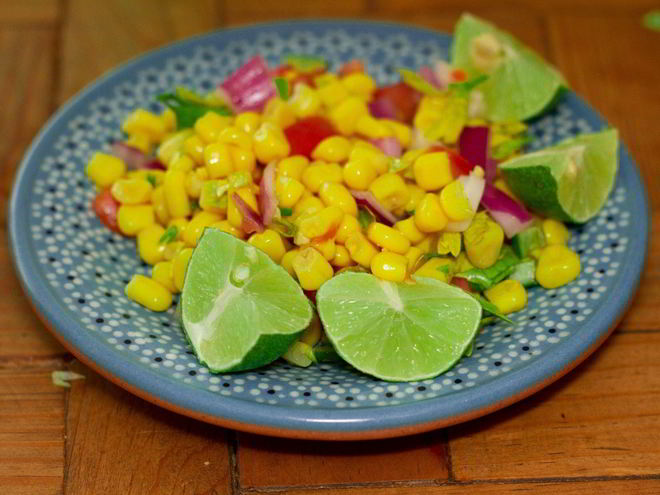 Рецепт сальсы с кукурузой