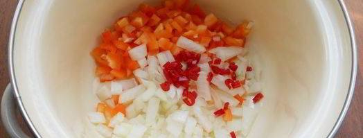 соус сальса из томатов на зиму. Шаг 4