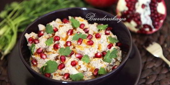 Сациви из курицы с ореховым маслом