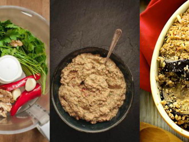 Рецепт сациви с баклажанами