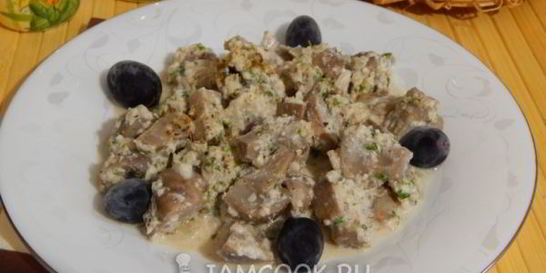 Сациви с грибами
