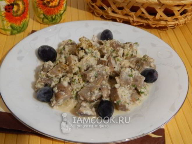 Рецепт сациви с грибами