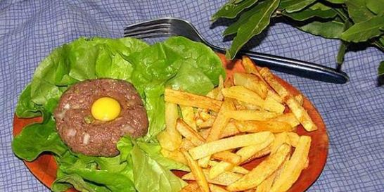 Французский тартар из конины