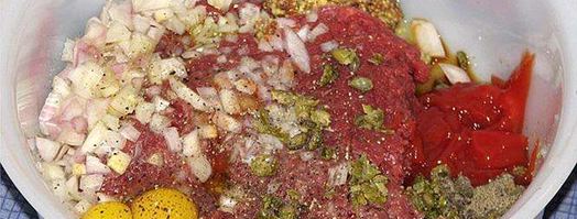 французский тартар из конины. Шаг 3