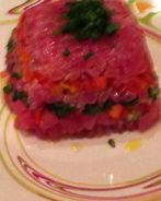 Слоеный тартар из тунца