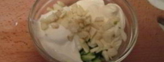 соус тартар из свежих огурцов. Шаг 4