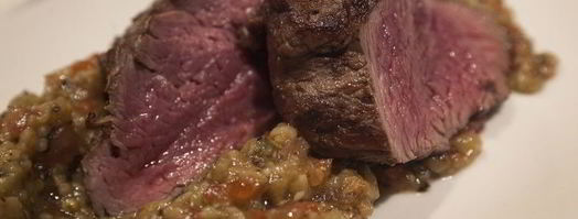 стейк миланзане с тартаром из овощей. Шаг 12