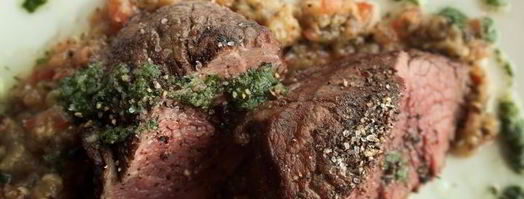 стейк миланзане с тартаром из овощей. Шаг 13