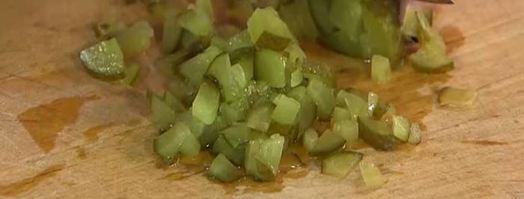 сэндвич с рыбными пальчиками и тартаром. Шаг 6