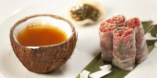 Тартар из говядины по-тайски