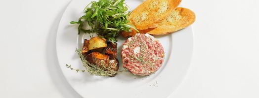 тартар из говядины с каперсами. Шаг 8