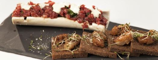 тартар из говядины с мозговой косточкой. Шаг 6