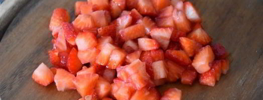 тартар из клубники и помидоров. Шаг 6