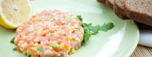 тартар из лосося с авокадо. Шаг 14