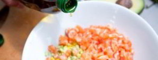 тартар из лосося с авокадо. Шаг 9