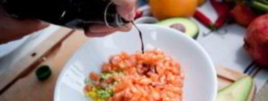 тартар из лосося с авокадо. Шаг 10