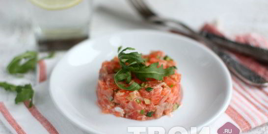 Тартар из лосося