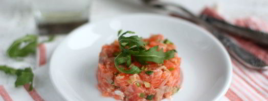 тартар из лосося. Шаг 7