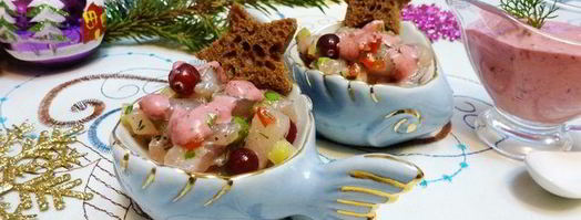 тартар из муксуна с брусничным соусом. Шаг 11