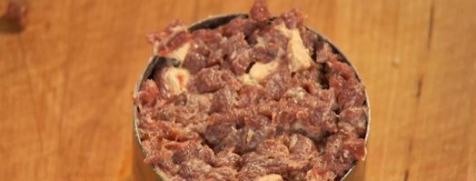 тартар из утиной грудки и фуа-гра с дымом. Шаг 5