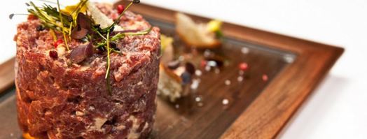 тартар из утиной грудки и фуа-гра с дымом. Шаг 7