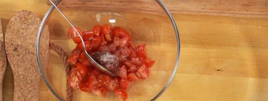 тартар из утки с персиками. Шаг 3