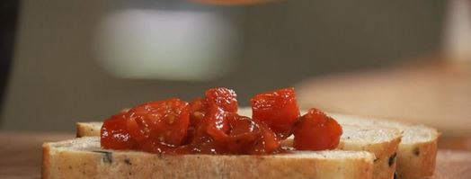 тартар из утки с персиками. Шаг 4