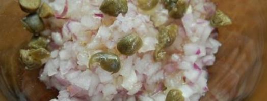 тартар с лососем и авокадо. Шаг 5