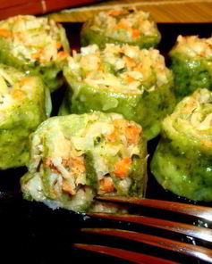 Теплый тартар ролл из семги