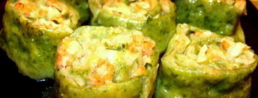 теплый тартар ролл из семги. Шаг 14