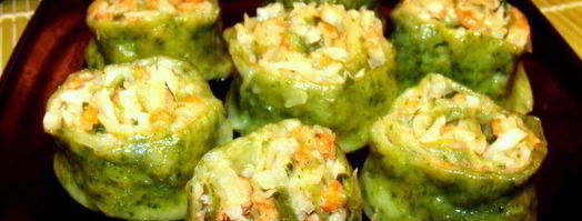 теплый тартар ролл из семги. Шаг 16