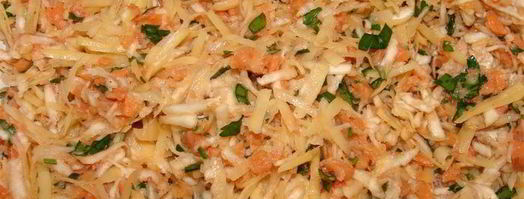 теплый тартар ролл из семги. Шаг 6