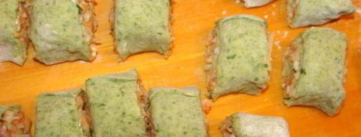 теплый тартар ролл из семги. Шаг 11