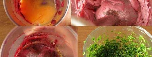 мясной салат с майонезом-ткемали. Шаг 3